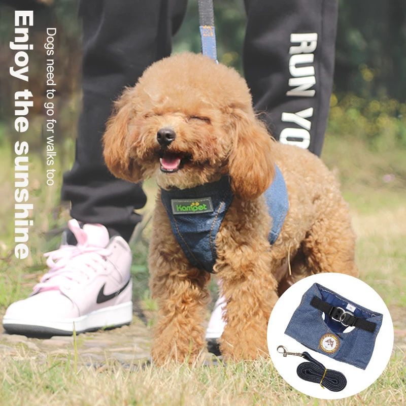 

Undershirt Dog Cowboy Leash Leash Walking Dog Rope Dog Chain Teddy Chest Back
