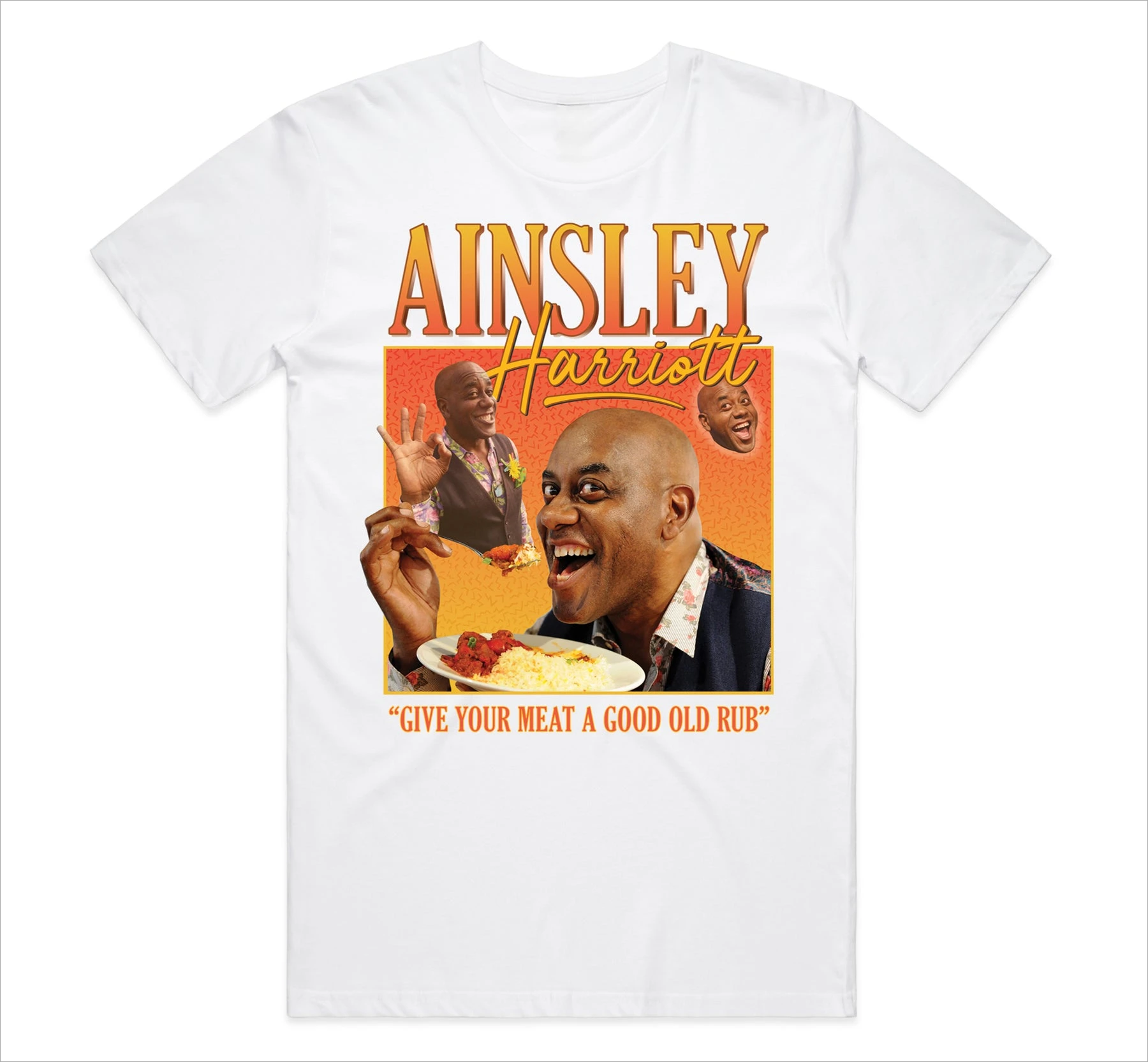 

Забавная футболка Ainsley Harriott с мемами для мужчин и женщин, хлопковые футболки с короткими рукавами, винтажная футболка высокого качества Y2k, летние топы, уличная одежда