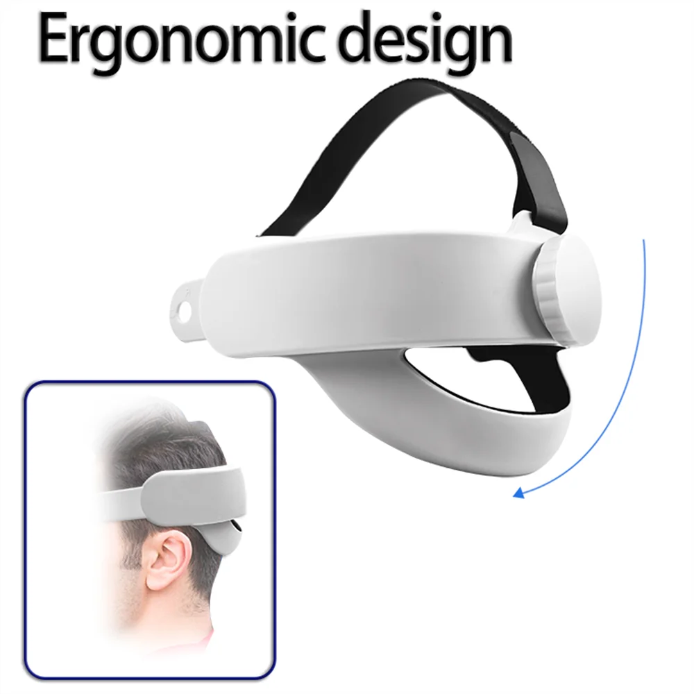 สายคาดศีรษะสำหรับ meta Quest 3 /quest 3S VR ปรับได้ชุดหูฟังหมวกกันน็อคเข็มขัดสวมใส่สบายอุปกรณ์เสมือนจริง