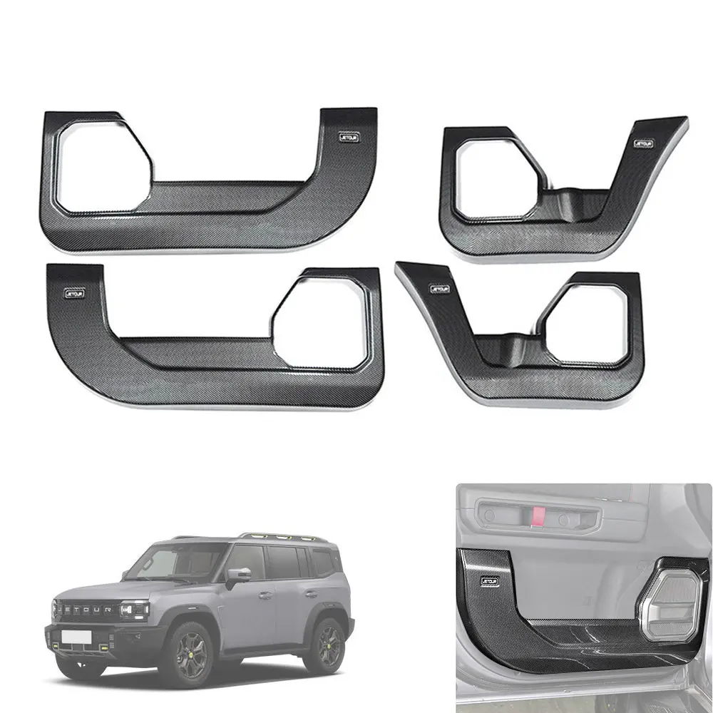 

For Jetour Traveller Door Anti-kick Sticker Highland Soil-proof Mat Side Door Anti-scratch Protective Trim