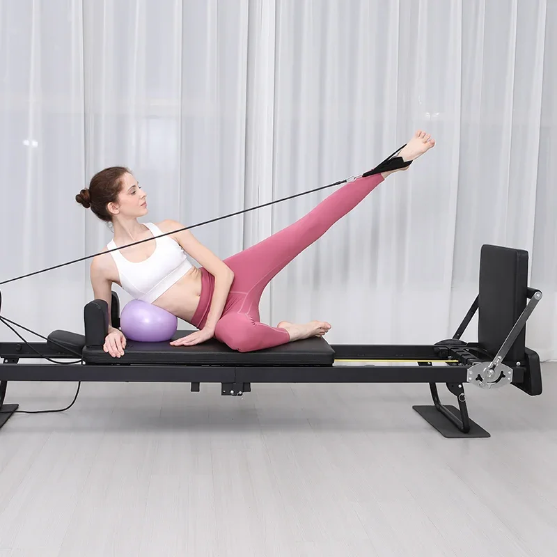 Large Folding Pilates Reformer Equipment Core Yoga Bed Home Fitness Weight Loss Machine