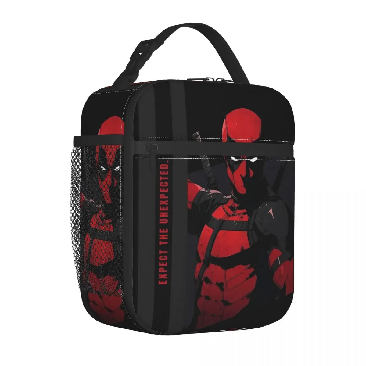 Deadpools Expect The Unexpected Insulated Lunch Bag Thermal Bag  Lunch Container High Capacity Tote Lunch Box Men Women Outdoor