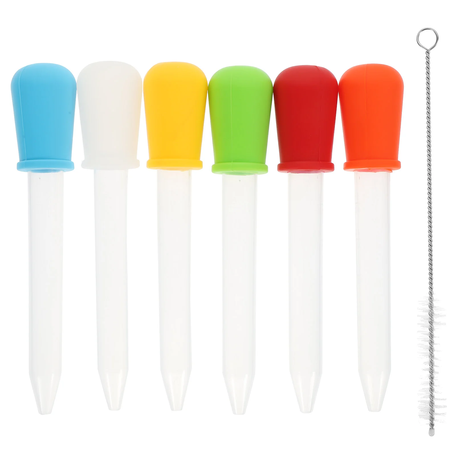 

6 Pcs Dropper Medicine Droppers Clear Liquid Silicone Eye for Dropping Pipettes
