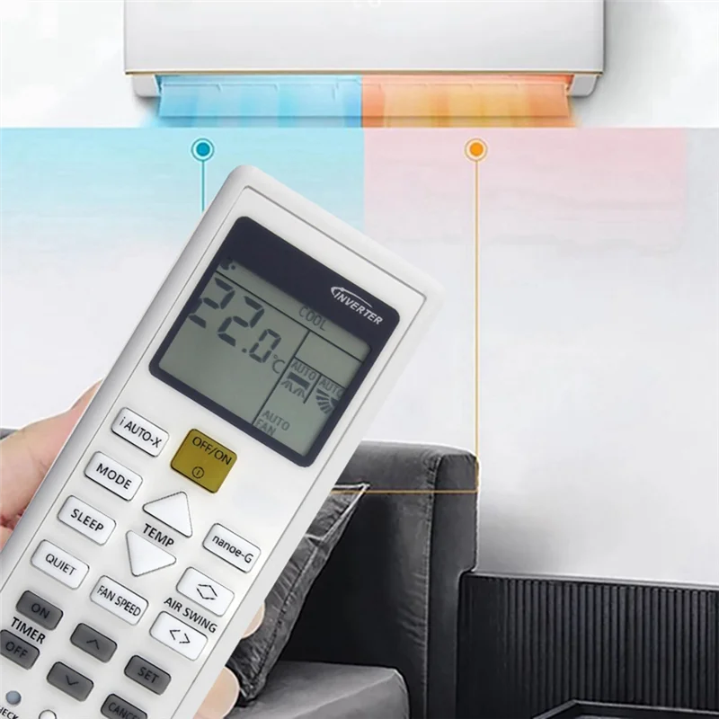 

High Quality-Replace AC Remote Control A75C15970 For Panasonic Air Conditioner A/C Remote Control