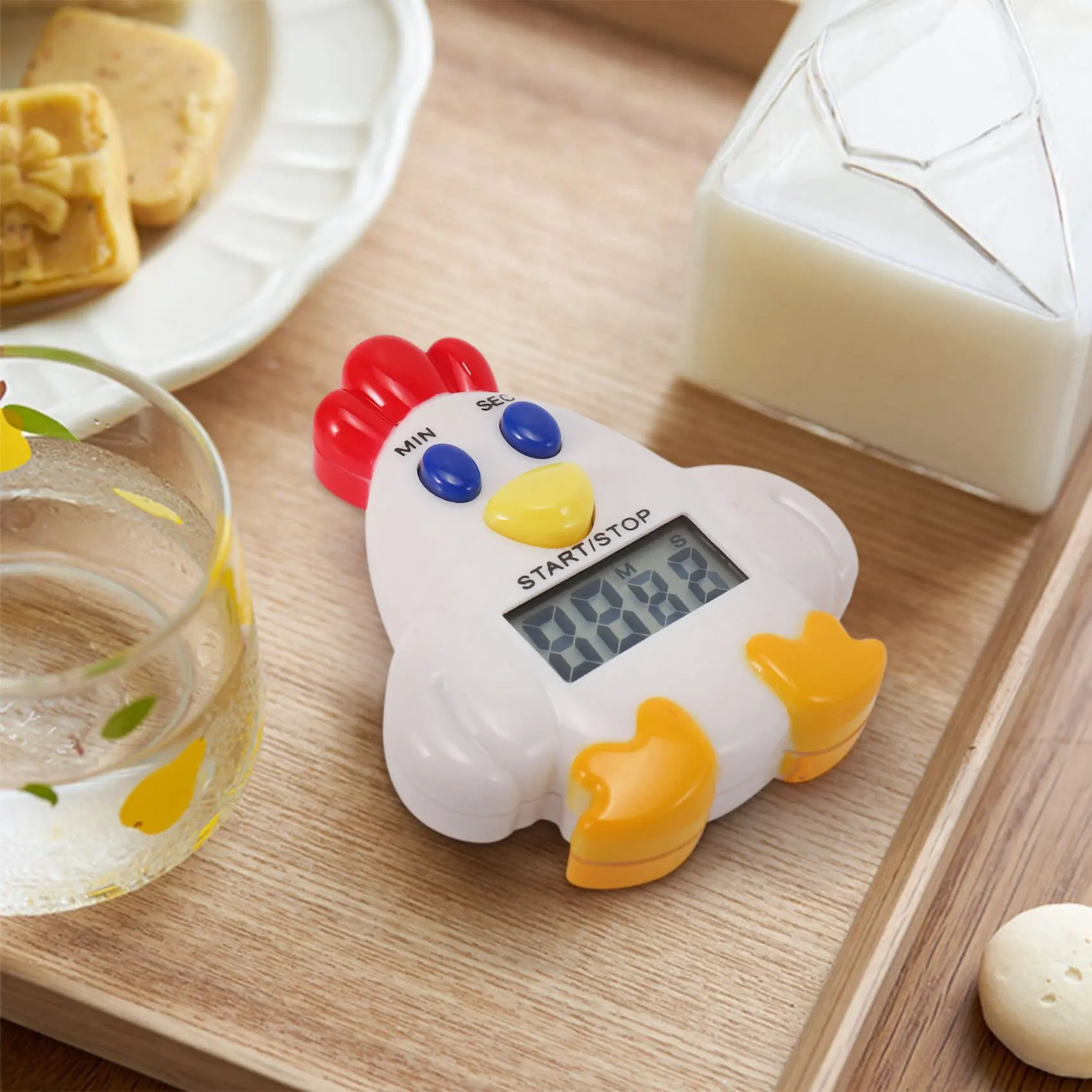 Кухонный ЖК-цифровой 99-минутный 59 SEC с обратным отсчетом, зажим для курицы, таймер, инструмент, хит продаж