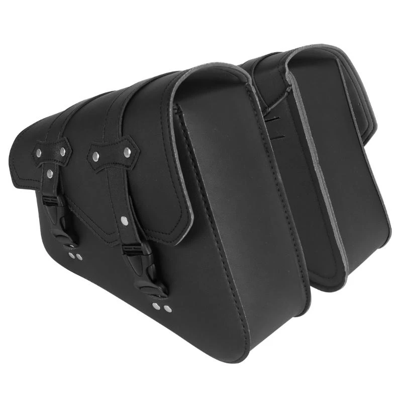 87HE تعدد الاستخدامات الدراجات النارية سرج أكياس الجانبية الجلدية في الرحلات القصيرة أو الطويلة #4