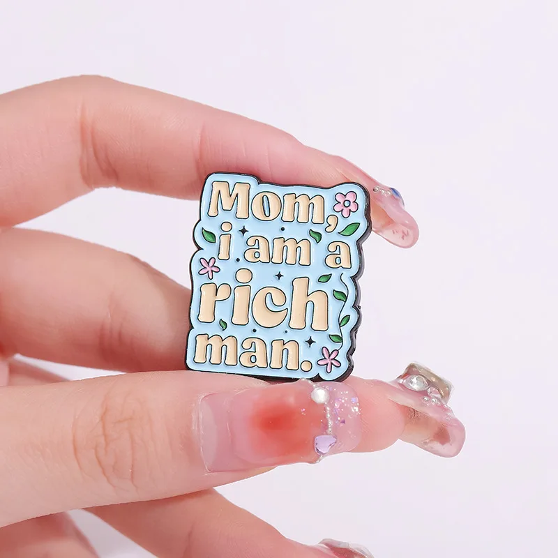 Hello huruf Enamel bros kecemasan masalah lebih baik kimia 90's bayi senang lencana logam Punk Lapel Pin perhiasan Aksesori Hadiah