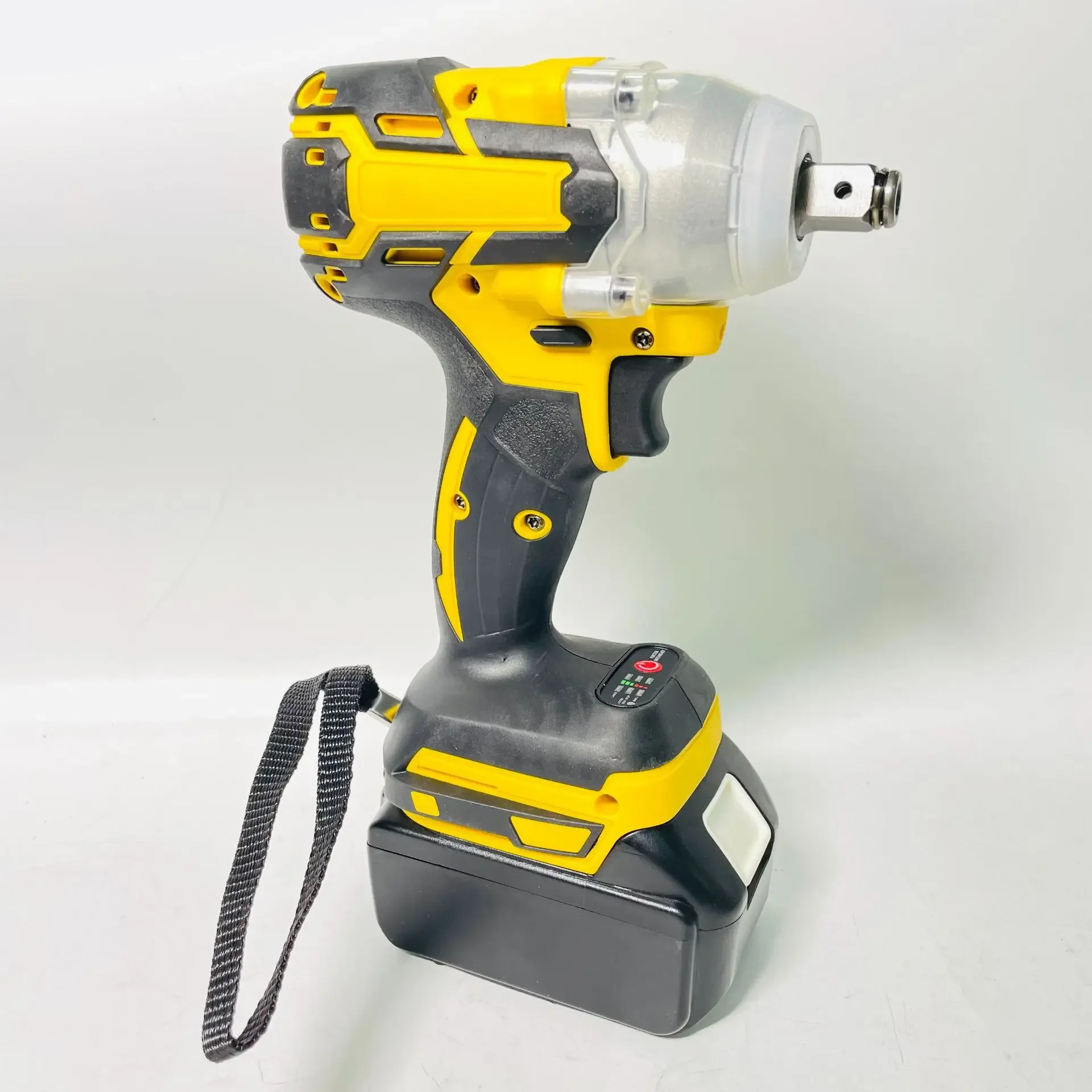 l # 1/2" Rechargeable Brushless Lithium Electric Impact Wrench High Power Battery Cordless Torque Wrench Portable Car Repair Too