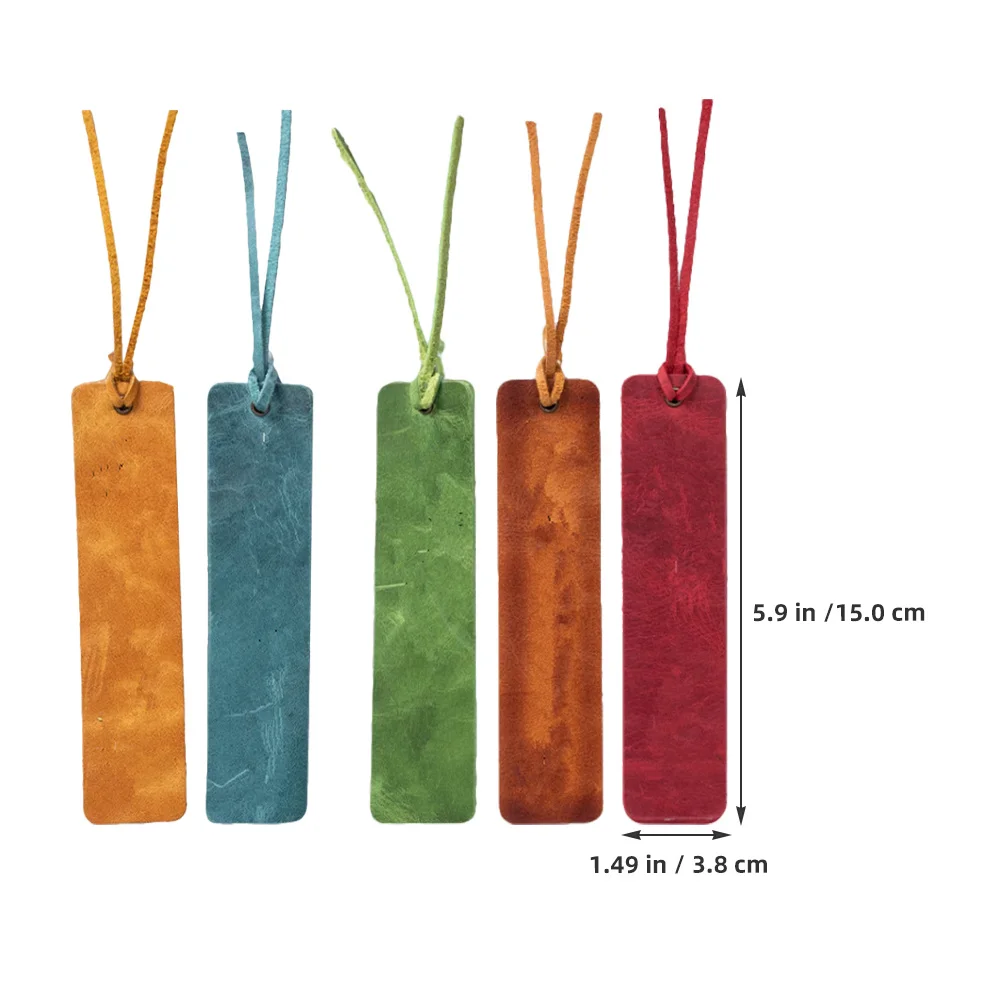 5 قطعة من الإشارات المرجعية الاصطناعية الفارغة علامات الصفحة الناعمة القابلة للنقش لإكسسوارات القراءة علامات كتاب فريدة من نوعها ذاتية الصنع للطلاب