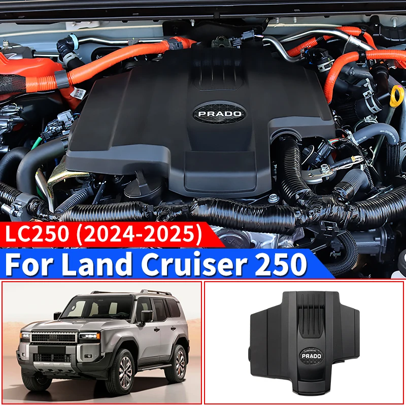 For Toyota Land Cruiser 250 2024 2025 Prado LC250 1958 First Edition FJ250 Engine Dustproof Hood,Upgraded Accessories Tuning