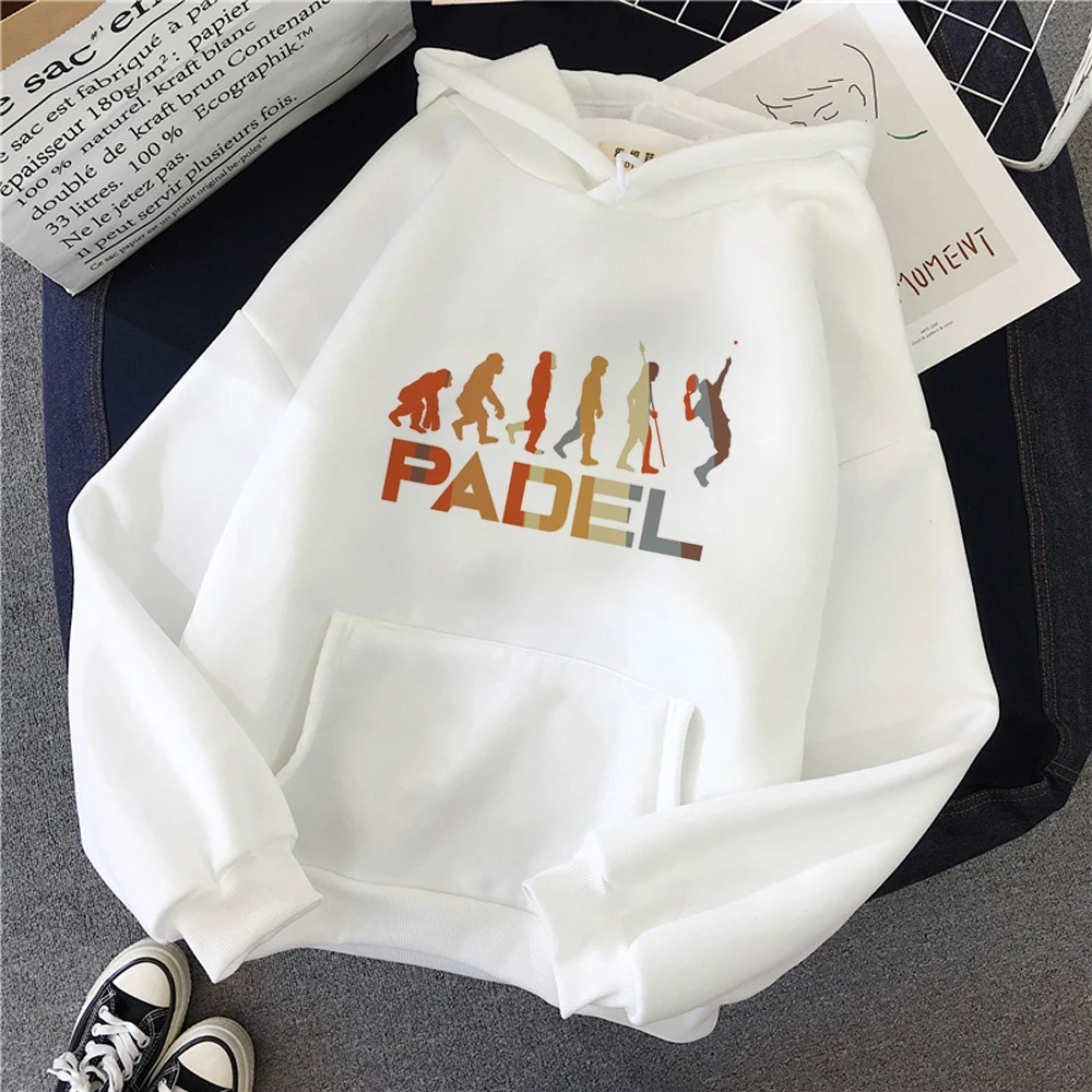 Padel hoodies women long sleeve top anime 2023 vintage hoddies Hood women Winter  clothes