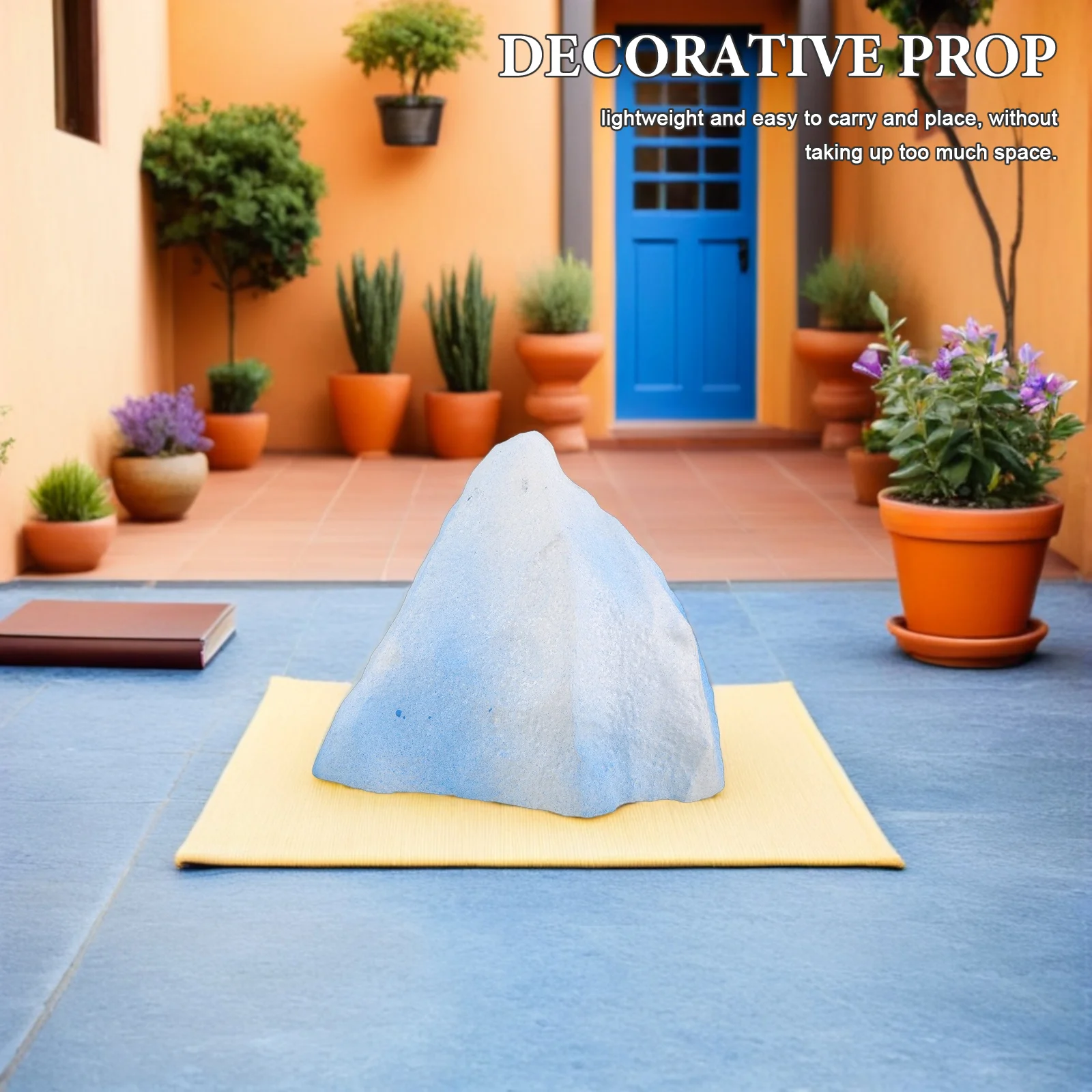 

2Pcs Simulation Iceberg Decor Realistic Foam Miniature Fake Ice Scenery Home Aquarium Photo Props Ice Model Simulated Iceberg