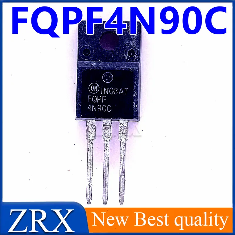 

5Pcs/Lot New original FQPF4N90C 4N90C TO-220F NPN MOS field-effect transistor (5 pieces)