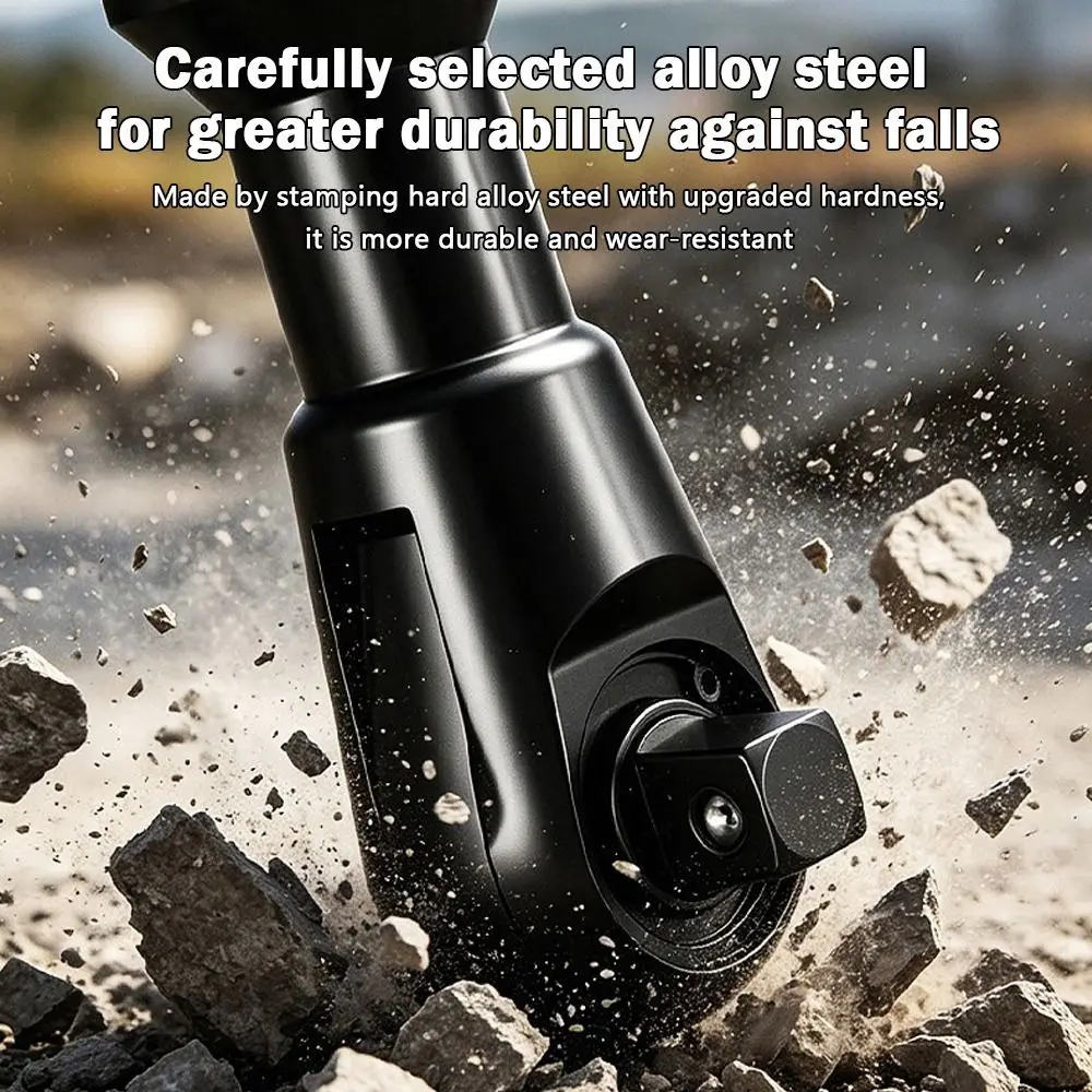 

High Hardness Ratchet Wrench Head Alloy Steel High Torque Bolt Removal Head Bidirectional Rotation Quick Drive Type