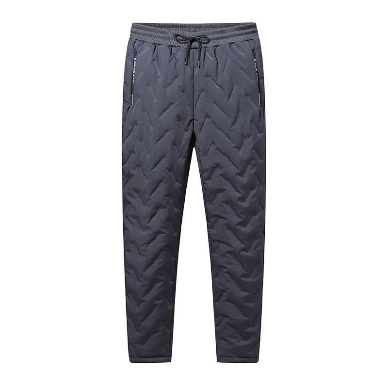 Neue Damen-Jogginghose aus Plüsch, dick, mit Fleece gefüttert, gerades Bein, wasserdichte Hose, winddichte Outdoor-Oberbekleidung, Thermohose – Detail 10