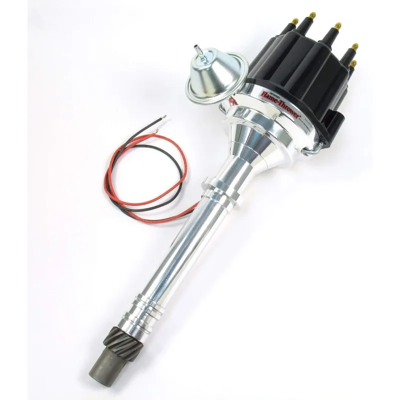 

PerTronix D100710 Flame-Thrower Electronic Ignition Billet Distributor with Ignitor II Technology, Compatible with Small Block/