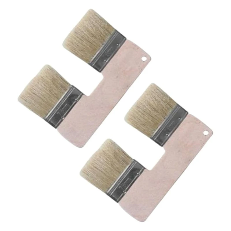 

Double Paint Brush,3In Doublehead Painting Brush,Bristle Art Flat Texture Brush,Art Wall Painting Double Paint Brush