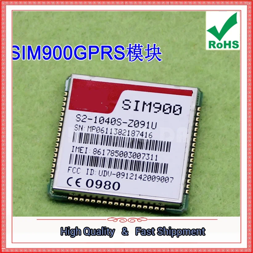 

Четырехдиапазонный модуль GSM GPRS SIM900, новый оригинальный модуль (C1A5)