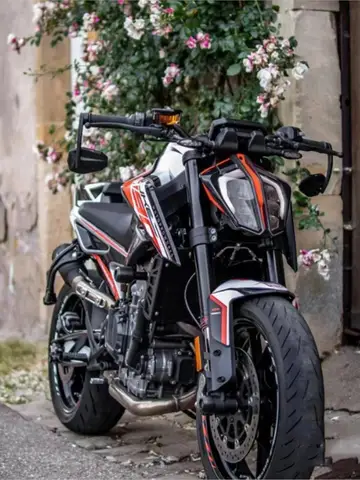 오토바이 알루미늄 합금 후면 거울 7/8 ''22mm 핸들 바 엔드 미러 범용 KTM Duke 390 690 790 990 VOGE 500AC 300DS