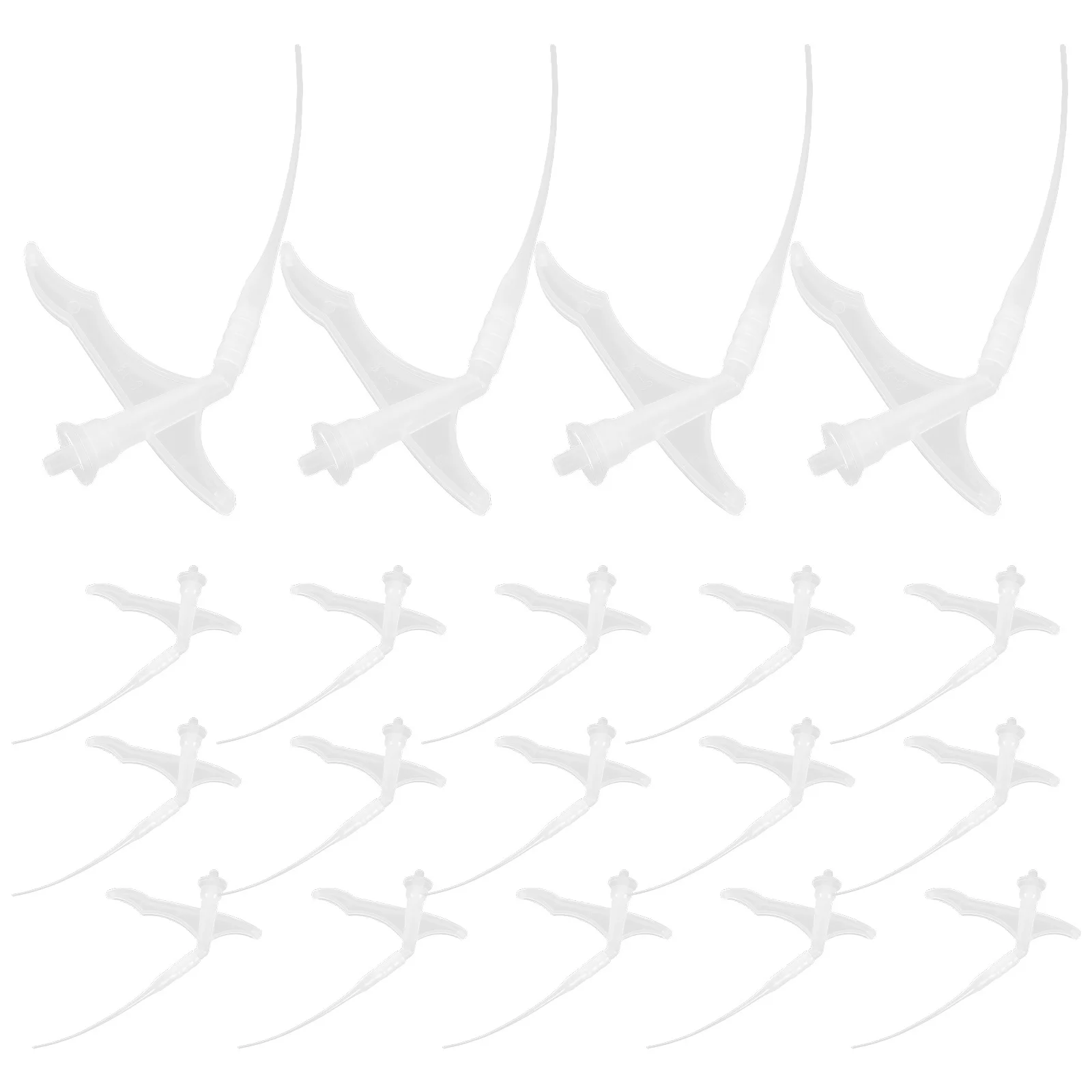 20 шт., сменная насадка для распыления пены, наконечник 1 мм для заполнения зазоров своими руками в ванной комнате, кухонных трубах, набор насадок для уплотнения