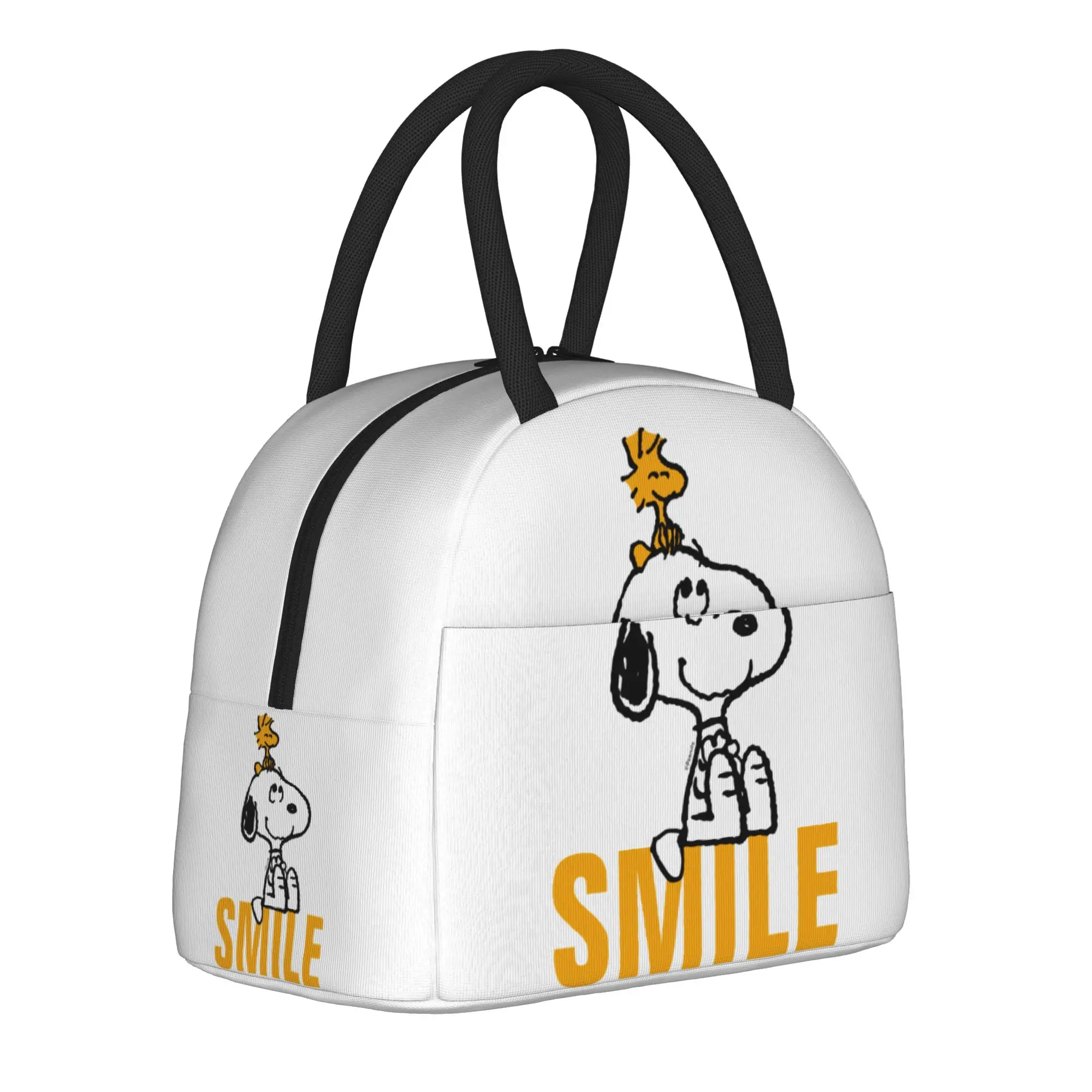Lunch Boxes Snoopys Dog Woodstock Accessories  Lunch Food Box Harajuku Thermal Cooler Bento Box For Travel