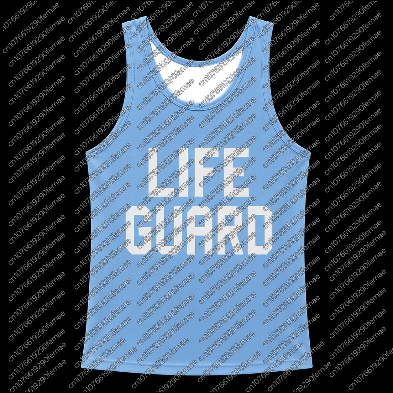 2026 Neues 20. Jubiläums-LIFE GUARD-Print-Weste Damen Sommer Koreanische Mode Locker Sitzendes Sport-T-Shirt zum Layering Tanktop – Detail 5