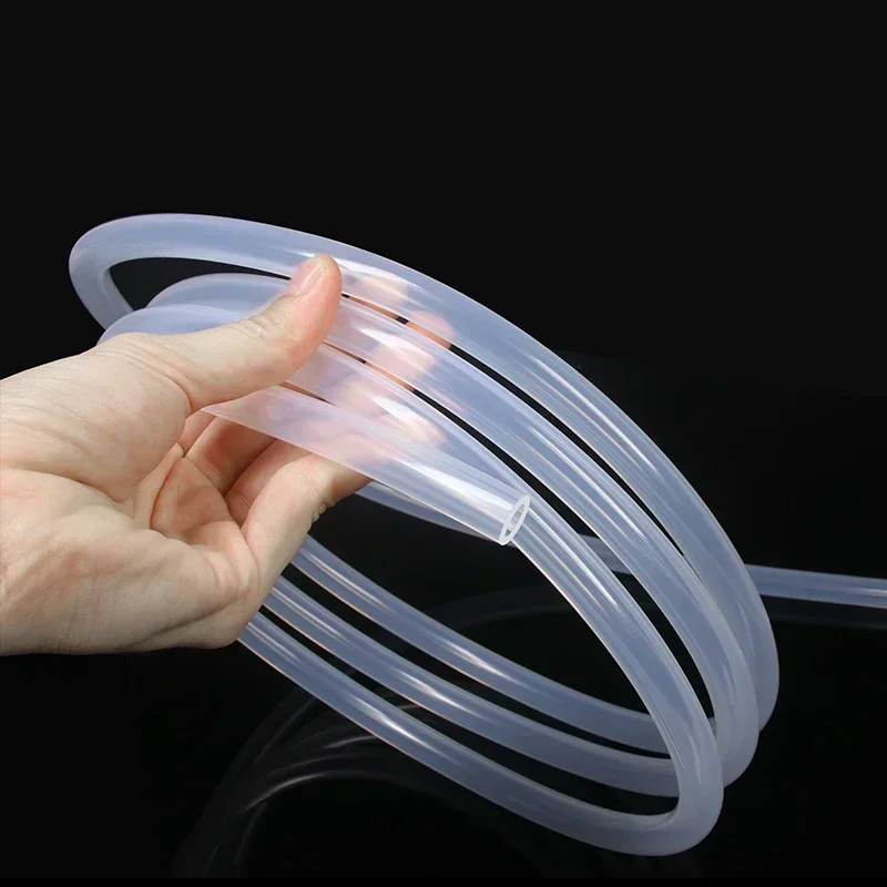 1m～20m 透明シリコンホース 耐熱性 無毒 食品グレード パイプ 蛇口 水槽 庭用 チューブ 直径1mm～12mm