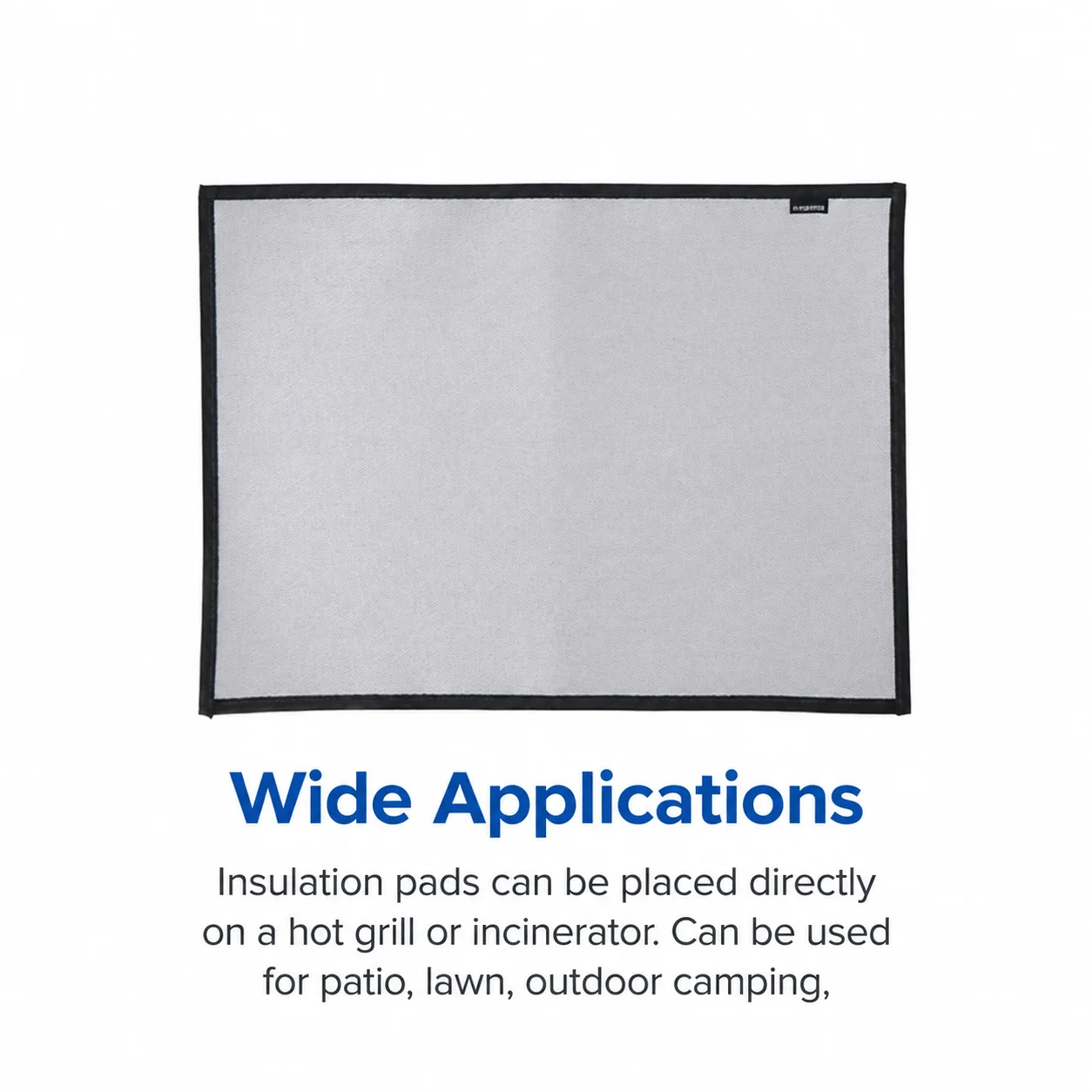 Outdoor Camping Decke - 新しい屋外キャンプ用耐火布 ピクニック バーベキュー 断熱マット 防火マット デッキ