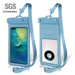 Coque de téléphone portable étanche en poudre, housse de protection sous-marine universelle, sac vert d'eau, iPhone, Xiaomi, Samsung, Redmi