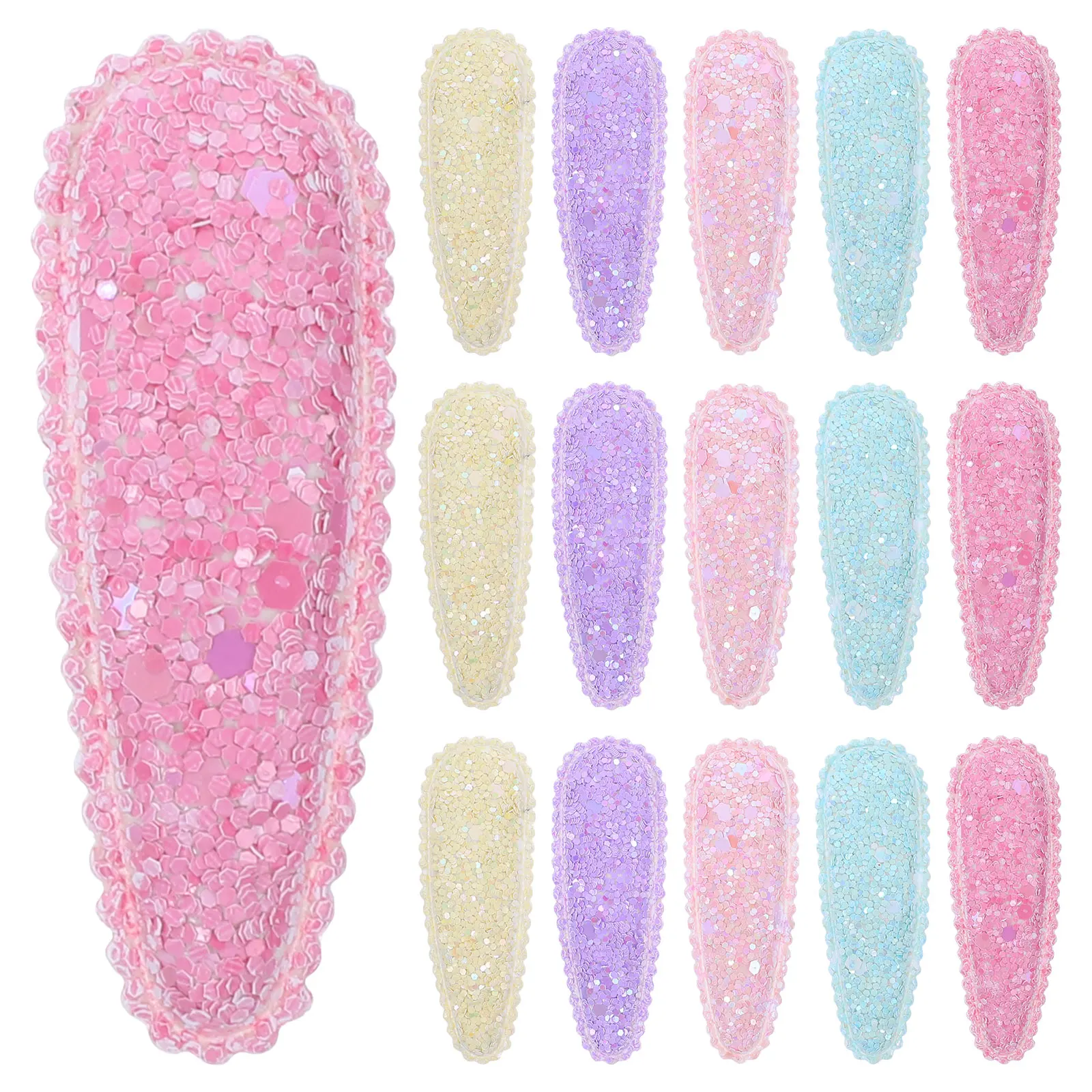 

20 Pcs Clips Water Drop Accessories Girls Toddler Hairpins Sweet Decorative Hair Accessories For Snap Hair Clips