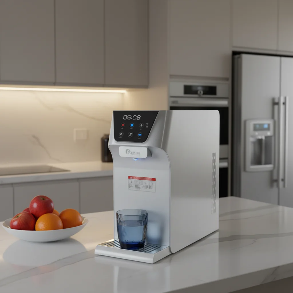 2026 Electric Countertop Reverse Osmosis Water Purifier with Instant Hot Water Free Installation for Household Use Under Sink