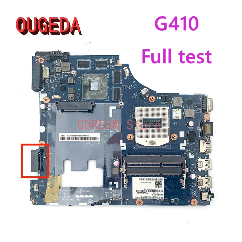 OUGEDA original mainboard VIWGQ/GS LA-9641P Laptop motherboard for Lenovo G410 HM86 PGA947 DDR3 fully tested