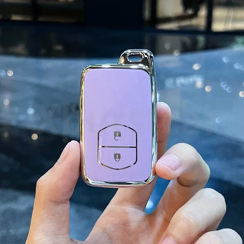 2/3/4 زر قذيفة فوب لتويوتا كامري بريوس لاند كروزر برادو 150 تاج لسوبارو فورستي XV بولي TPU سيارة مفتاح بعيد غطاء