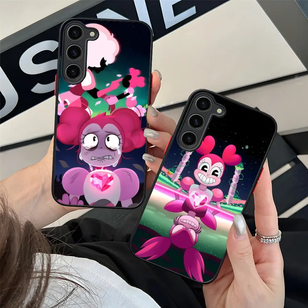 Steven Universe Spinel Phone Case for Samsung Galaxy S26 S25 S24 S23 S22 S21 Plus FE Ultra Skin Feel Shockproof Cover