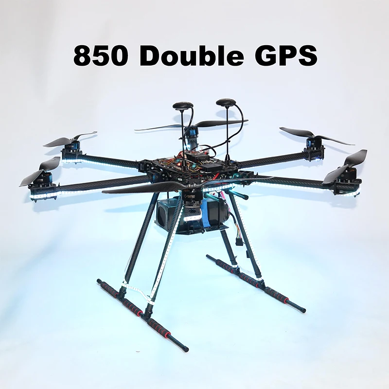 

Rctosky ZD850 PRO M8N/M9N/M10 Full Carbon Fiber 850mm Hexa-Rotor Frame BLHELI 40A ESC PIXHAWK Flight Comtrol Rado Telemetry Set