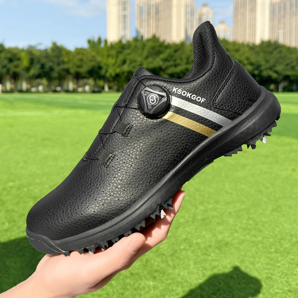 Men's/Women's Anti-slip Fixed Stud Golf Shoes High Wear Resistance Multi-breathability High-performance Golf Shoes SizesFor39-47