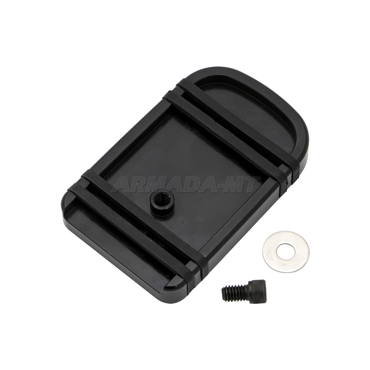 Motorcycle Pedal Pad Cover CNC Foot Pegs Footrest For Harley Dyna Switchback Cross Bones Heritage Softail Fat Boy Slim Deluxe view 5