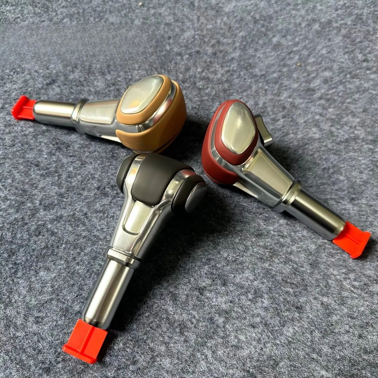 

2025 hot sale Suitable for Cayenne Gear Lever Large Gear Lever 15 Carbon Fiber Black Gear Lever Shift Head Acce