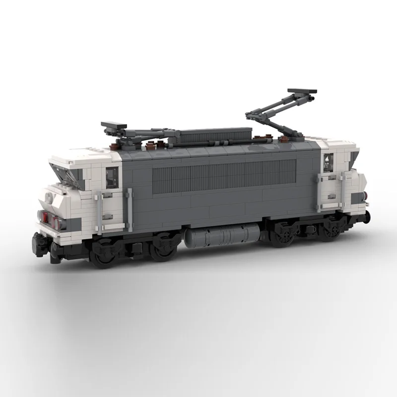 City Car Model MOC Building Bricks Series 1600 Electric Locomotive Modular Technology Gifts Holiday Assemble Children Toys Suit