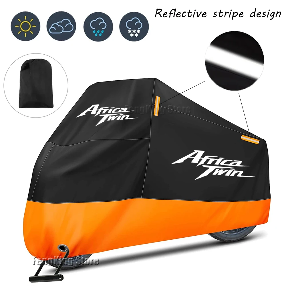 

For Honda CRF1100L Africa Twin Adventure Sports 2020-2022 Motorcycle Cover Waterproof Outdoor Scooter UV Protector Rain Cover