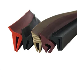 1/2/3M Silicone Rubber F U h Corner Shape Edge Banding Sealing Strip Car Glass Metal Panel Board Bathroom Door Window Seal Strip