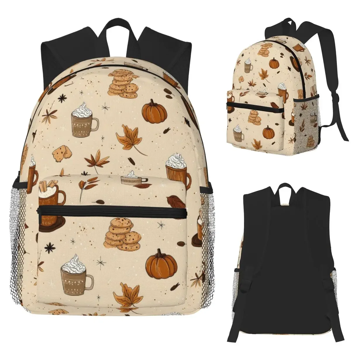 حقيبة ظهر Fall Fantasy Daypack ذات سعة كبيرة للأطفال حقيبة كتب مدرسية حقائب كتف للرجال والنساء