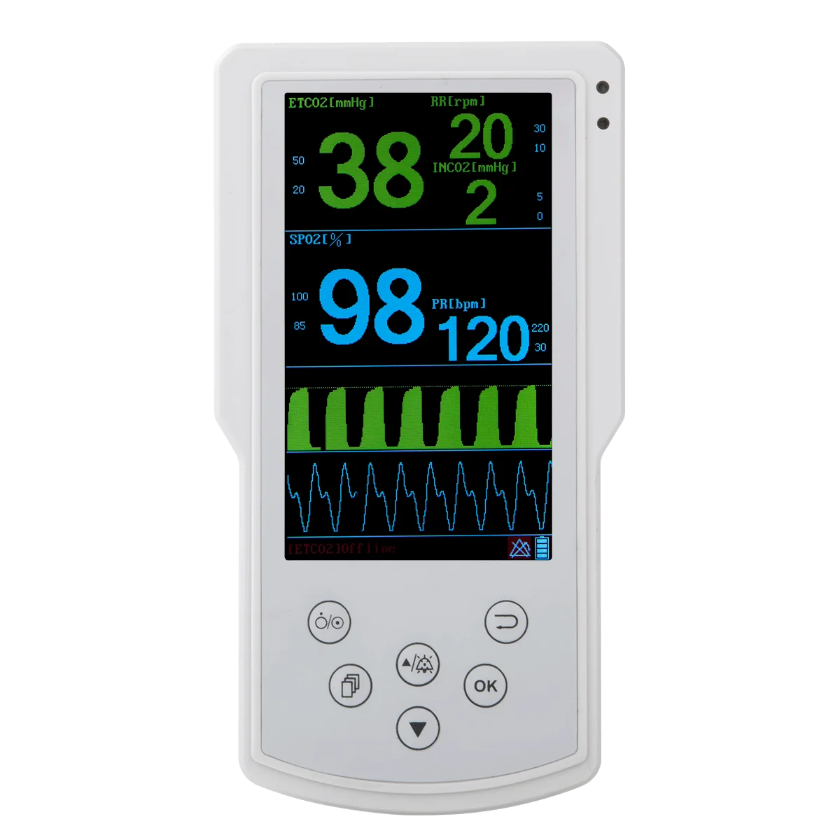 

High Quality Medical Veterinary Oximeters Spo2 and etco2 PR