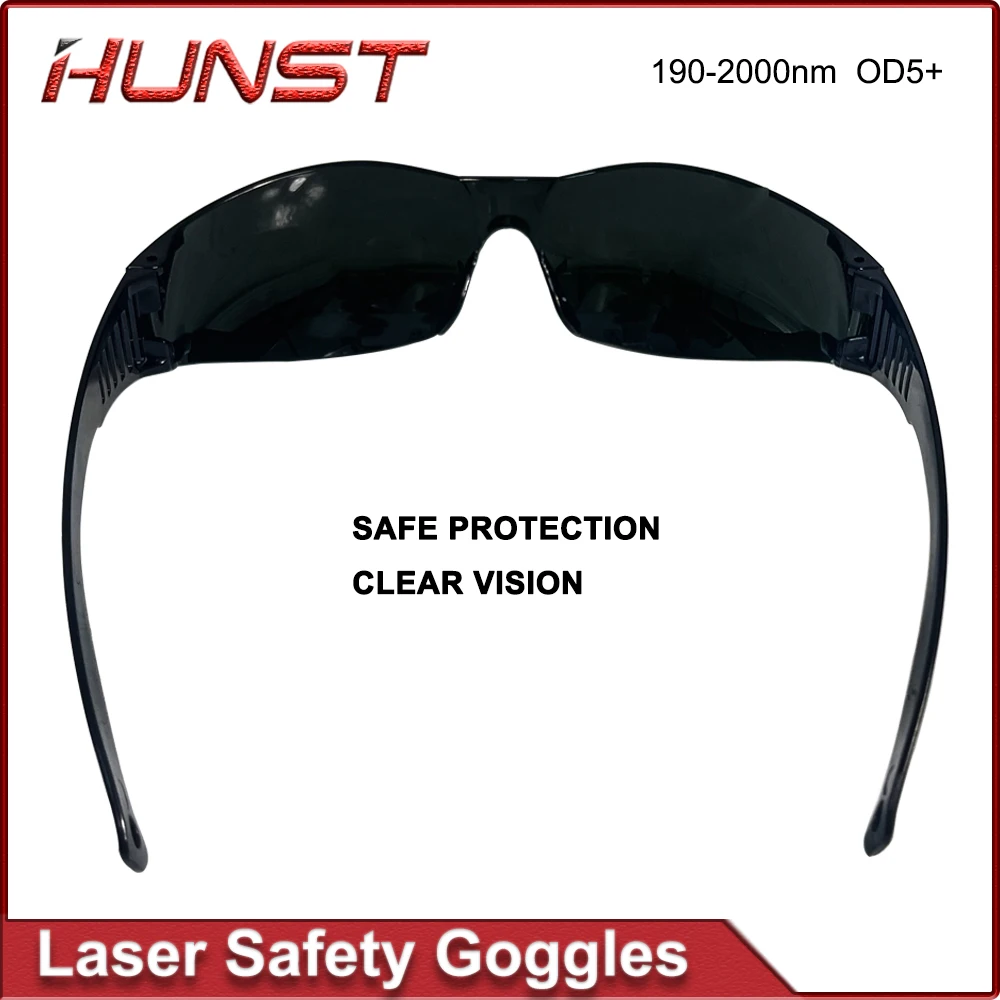 HUNST Laser Safety Glasses Hair Removal Beauty Dustproof Goggles UV Infrared FPV 190-2000nm Goggles Eye Protection Safety