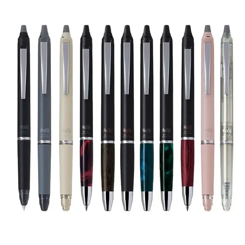 New Original Pilot Japan High-end Friction Press Ballpoint Pen Frixion Ball Knock Zone Black LFBKZ-2SEF-B Business Writing G view 3