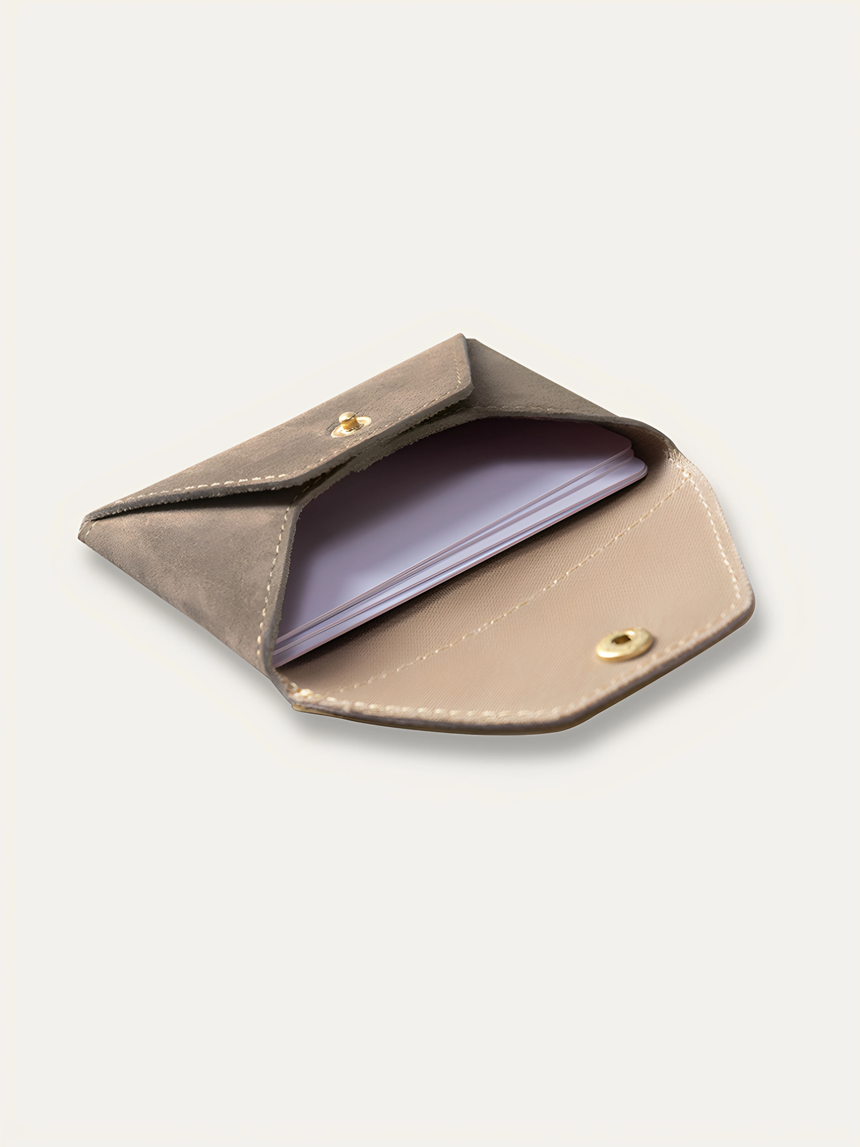 cogure-business-suede-leather-credit-card-holder-men's-portable-wallet-large-capacity-business-card-case-simple-style