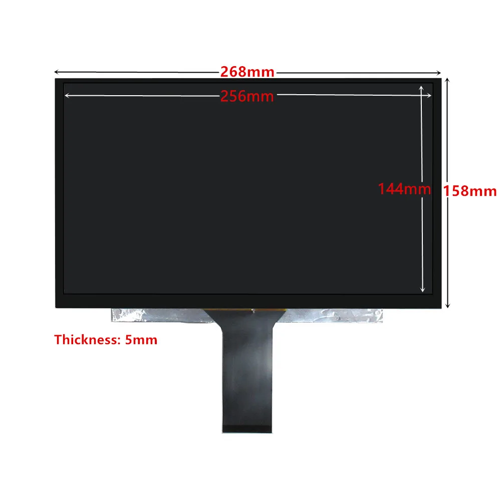 11.6 inch Universal 1366*768 DIY LCD Display Screen HDMI-Compatible Tpye-C Driver Control Board Digitizer Touchscreen Monitor