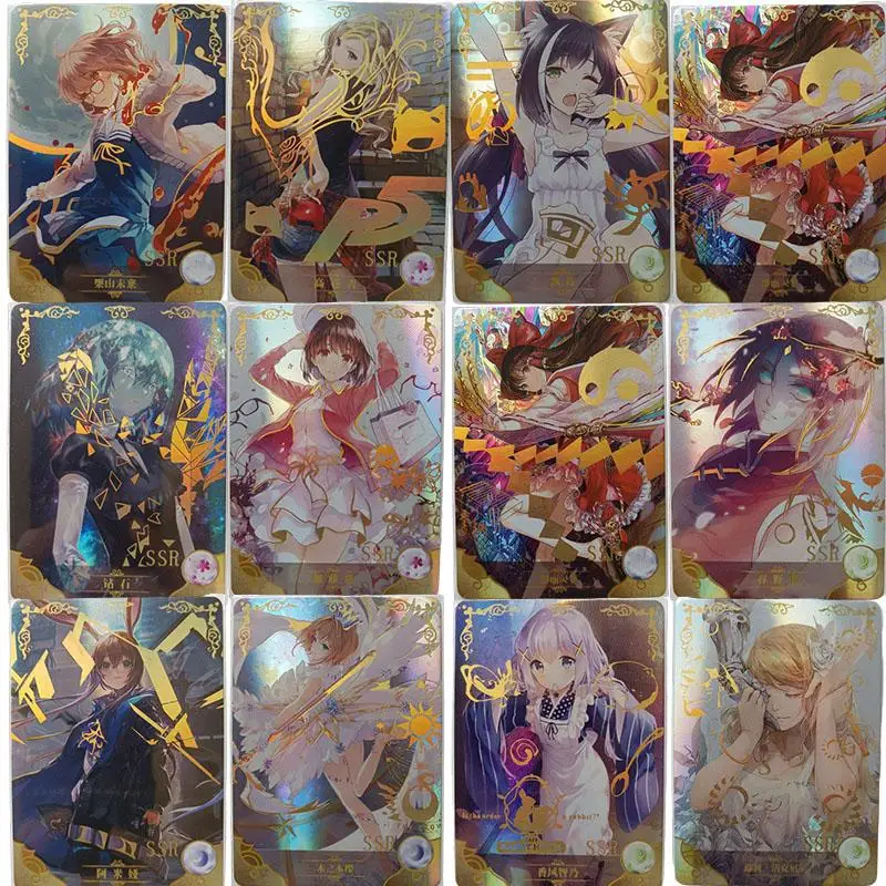 

Goddess Story Ayanami Rei Haruno Sakura Mash Kyrielight Ssr Card Anime Rare Cards Children's Toys Birthday Gifts