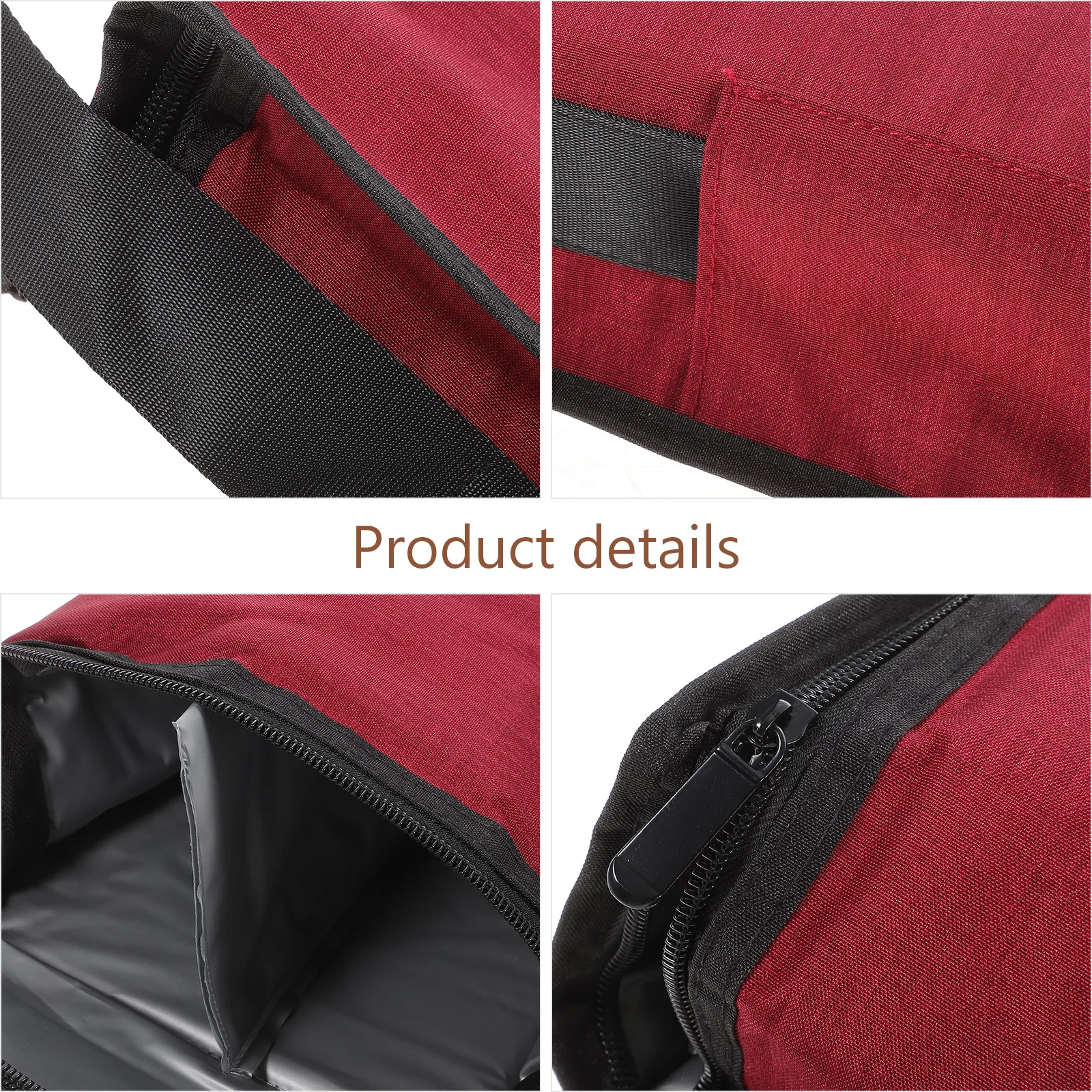 

Insulated Wine Carrier Foldable Thermal Tote For Travel Picnic Camping 2 Bottles Chilled Lightweight Storage Bag