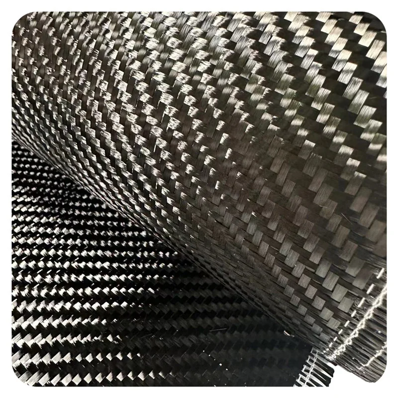 Tela de Fibra de Carbono 12K de Alta Calidad, Tejido Liso y Twill, Venta al Por Mayor de Fábrica a Bajo Precio para Modificación de Autos de Alta Gama